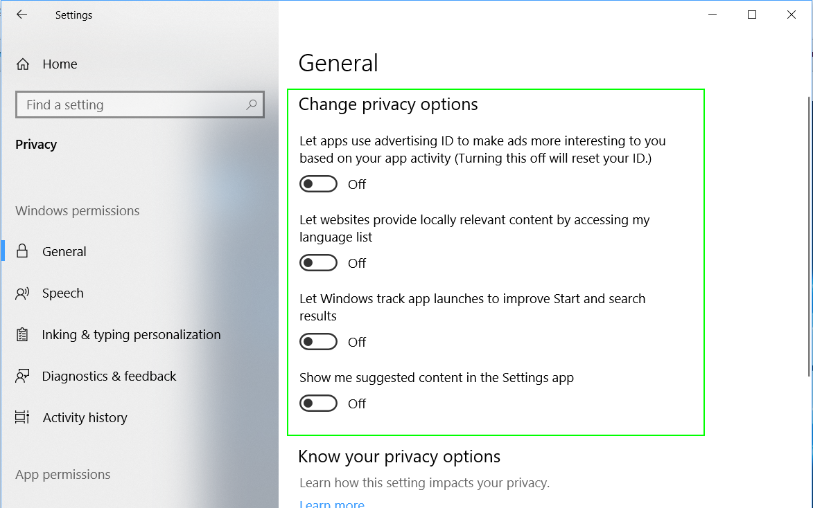 Делаю Windows 10 удобный. Выбор кнопки change PC settings. 41) Окно настроек (settings Window) gui.